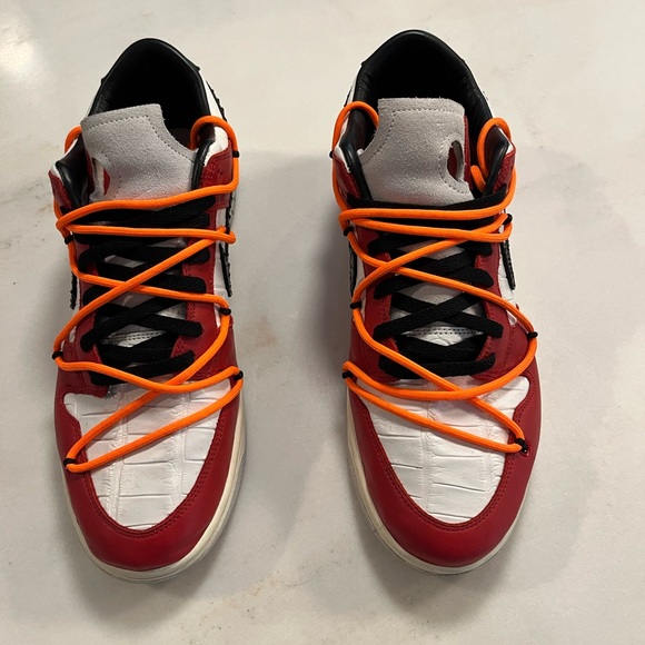 Shoe Surgeon Custom Lux Chicago Nike Dunk Off-White Sz 11.5 VNDS RARE - Picture 6 of 16